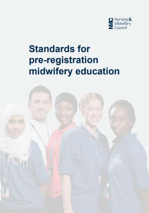 Standards for pre-registration Standards to