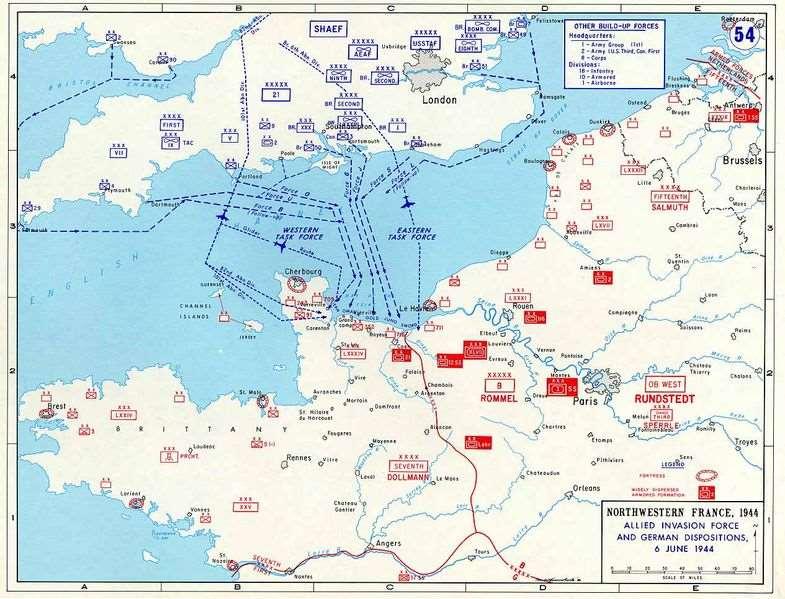 Calais As you can see by the symbols most of Hitler s defenses were