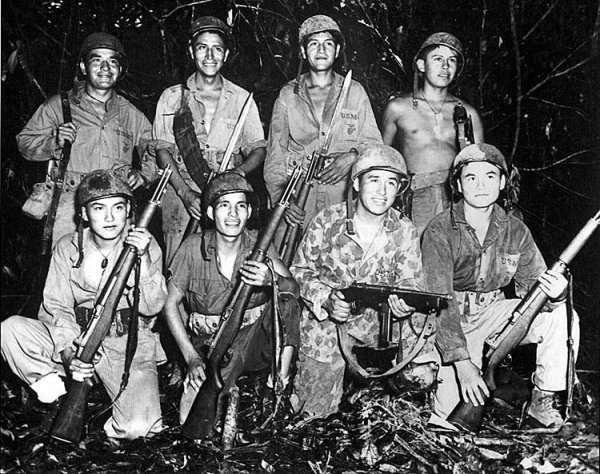 and many Navajo and Comanche were code talkers,