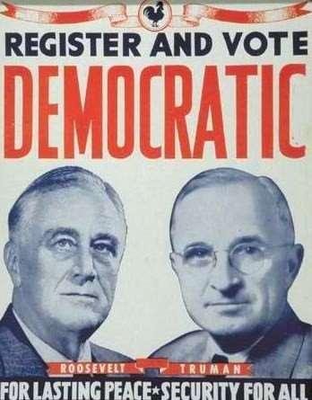 FDR: The Fourth-Termite of 1944 5 FDR vs. Republican Thomas E. Dewey 5 Because of FDR s age, the vice presidential candidate was carefully chosen to be Harry S.