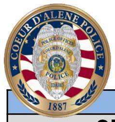 OFFENSE Coeur d'alene Police: Part 1 Crimes - 28 Day Analysais CURRENT 28 DAYS PRIOR 28 DAYS 28 Day Total % Change Normal Weekly Range Week Beginning: 6/8 6/1 5/25 5/18 TOTAL 5/11 5/4 4/27 4/20 TOTAL