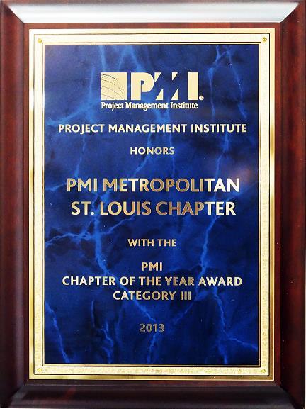 PMI Chapter Award for Member