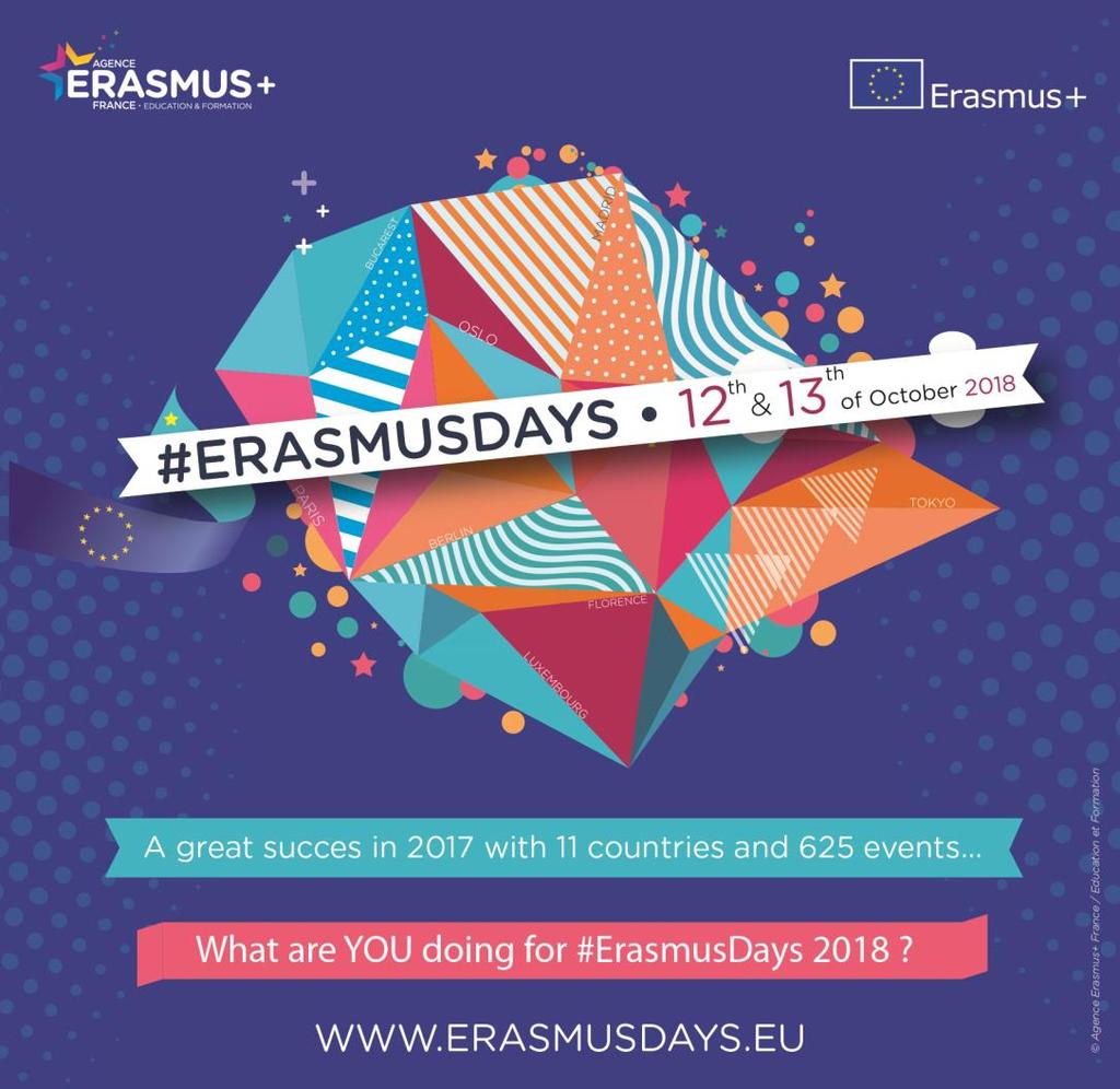 #ErasmusDays 2018 in Europe