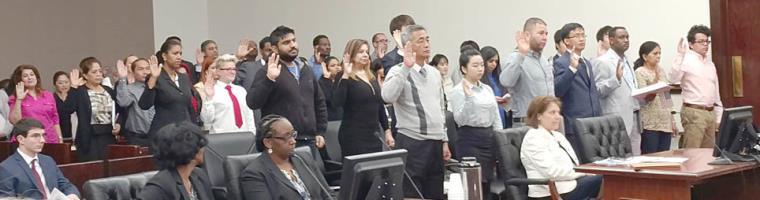 Page 15 The Hornet s Nest January March 2017 Captain John Collins Naturalization Ceremony Twenty-five countries were represented on March 24 during the naturalization ceremony held for 45