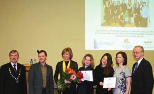 Marija Dunce, laureate of 2011, defended her PhD thesis on 3 March 2014 and was granted the degree of Dr.phys.