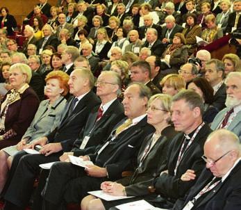 Opening of the Joint 3rd World Congress of Latvian Scientists and the 4th Congress of Lettonics (24 27 October 2011) at the Latvian Academy
