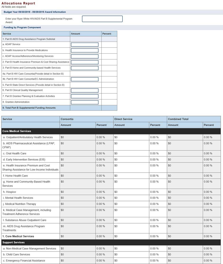 Step One: On the Navigation panel, under the Navigation header, select Allocations Report. Figure 30.