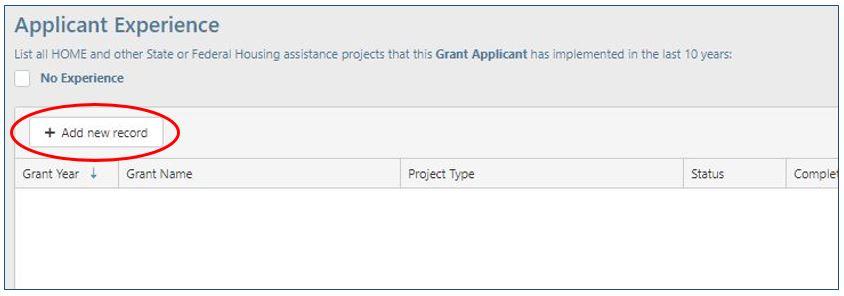 C) If applicant is a Public Agency, such as a public housing authority: Choose the type(s) of proposed activities for this grant Answer the third-party administrator question Click Save Applicant