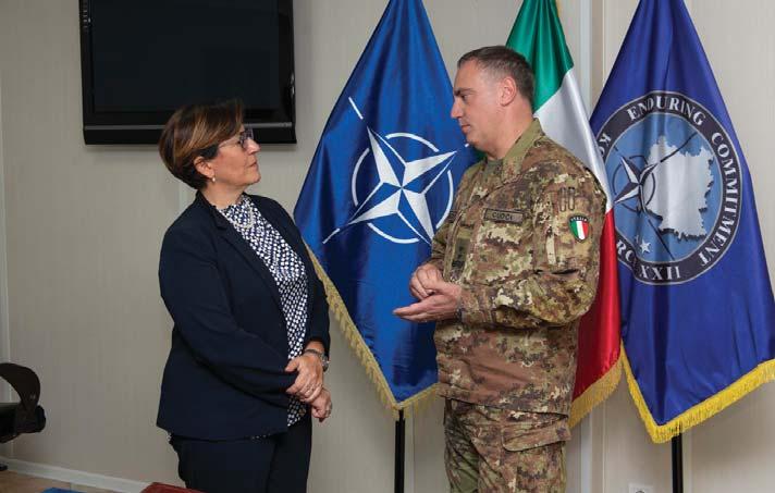 A VISUAL OVERVIEW 17 SEP 2018 KFOR Commander, Major General Salvatore Cuoci, met USA