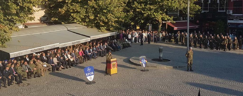 The German KFOR Contingent said farewell with a ceremony on the Shatervan in Prizren on October 4th 2018 to mark the end of their nineteen (19) years in Prizren.