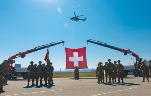 As one of the bigger non NATO troop contributing nations, the SWISS CON is a big part of the KFOR family.