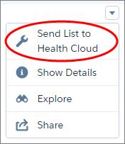 Send a List to the Health Console 3. Do one of the following. Select Create new list, and then enter a name for your list.