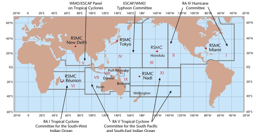 ESCAP/WMO Typhoon Committee one of the five