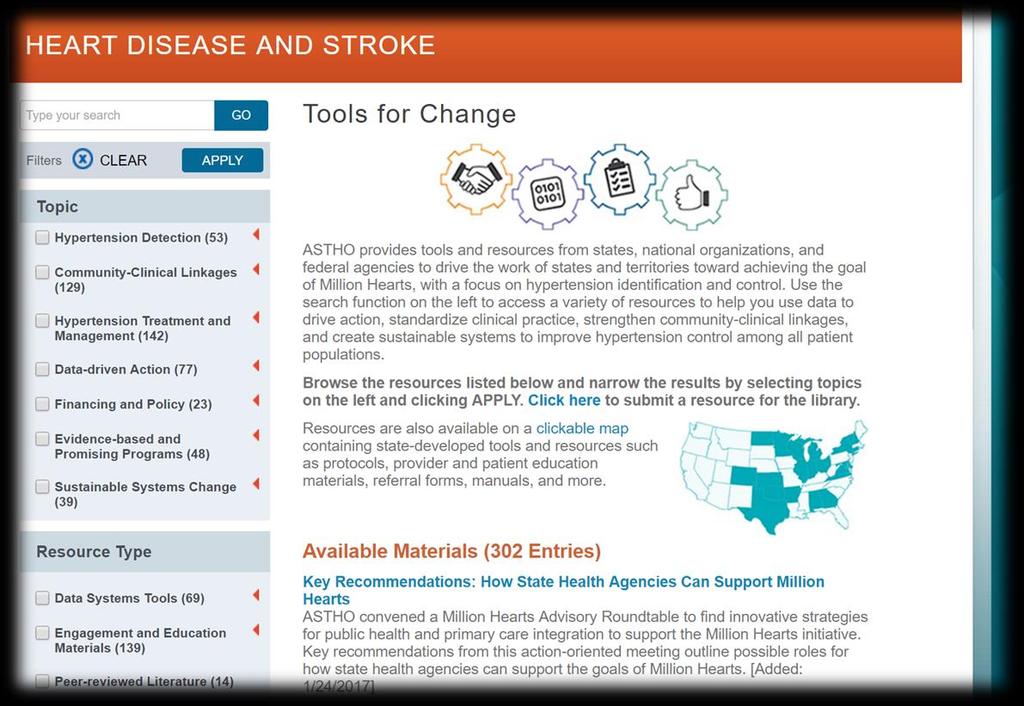 Tools for Change http://www.astho.