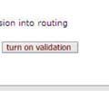 Click the 1) Turn on Validations button to view any errors or warning in the record.