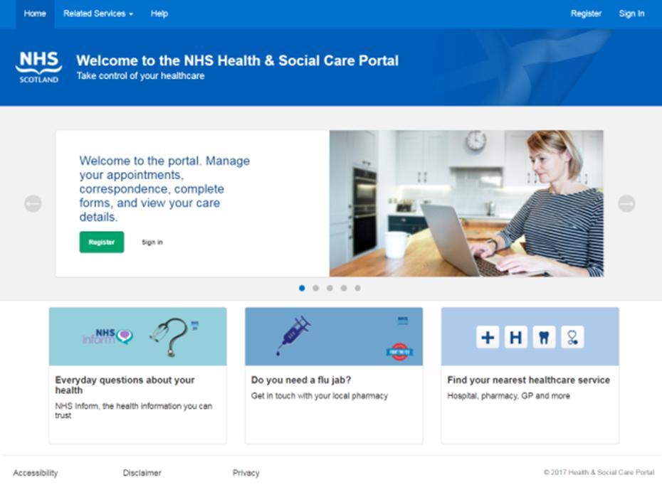 The Future Patient Portal Scotland s National Health & Social Care Patient