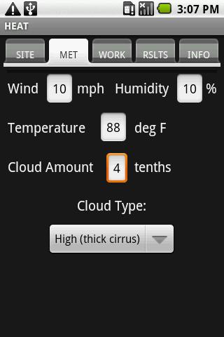 and relative humidity) while a visual observation would provide the cloud input information.