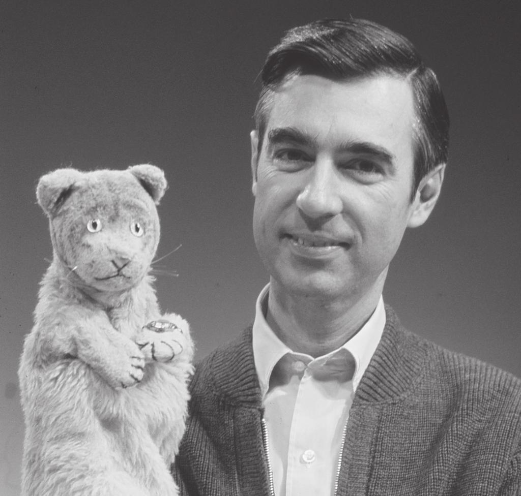 In his beloved television program, Mister Rogers Neighborhood, Rogers spoke directly to children about some of life s weightiest issues in a simple, direct fashion.