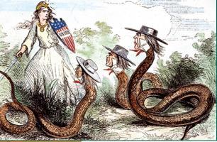 A group of Northern Democrats called Copperheads, protested the conduct of the war.