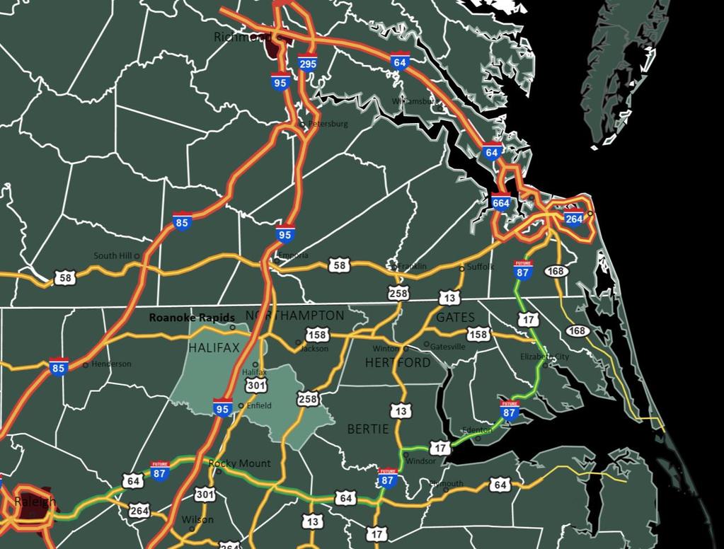 Market Proximity, Transportation & Infrastructure Equidistant between New York and Florida on Interstate 95, the Enfield area offers unlimited