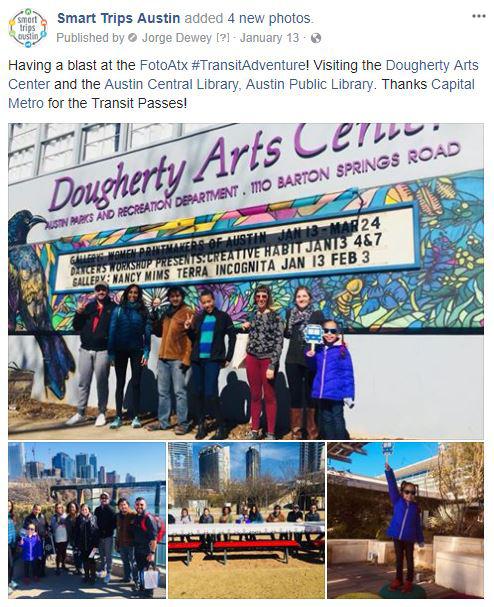 18 Smart Trips Austin: Central South Final Report Figure 7: Smart Trips Austin Facebook Post and Tweet SOCIAL MEDIA The Smart Trips: Central South Austin program relied heavily on Facebook to promote
