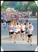 July Over 1,000 runners and walkers participate in the 13th Annual
