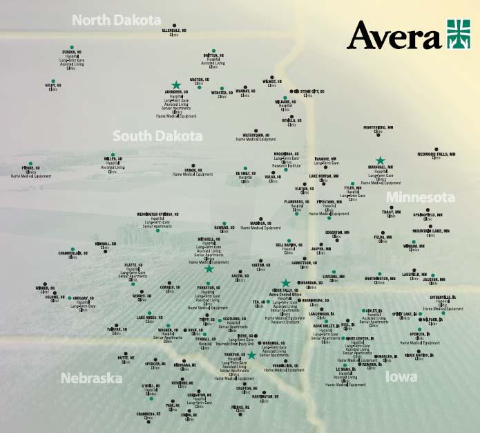 Avera is a regional health care family with