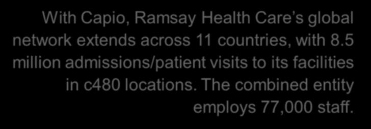 Ramsay Health Care s Global Network post acquisition $11.