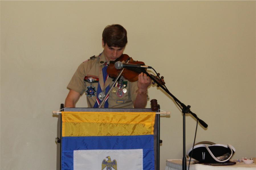 P a g e 11 Eagle Scout Month March 12, 2015 Eagle Jeremiah Lovestrand is an accomplished Violin Player and at the end of