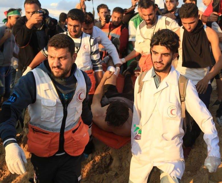 Out of the 19 killed, four Palestinians were killed during the demonstrations, 14 were killed due to an Israeli attack which took place on 11 November, and one person was killed on 14 November.