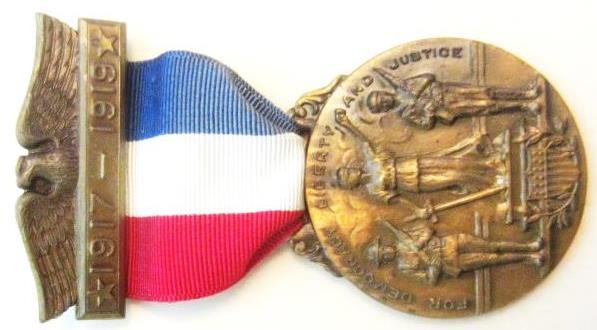 World War I Veterans Buried in the Town and Village of Victor Medal presented