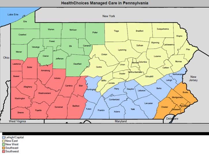 How is CHC similar to HealthChoices? Both are Medicaid managed care programs. Zones: Five geographic zones are the same. Choice: Participants/Participants may choose their MCOs.