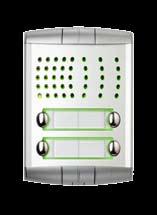 integrated door speaker without call buttons for conventional PL41P with integrated door speaker with 1 call button for conventional PL42P with integrated door speaker with 2 call buttons for