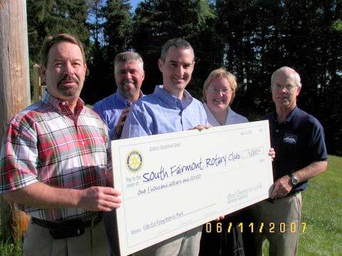 We received a grant from Rotary Foundation to