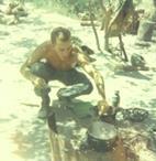 dropped an ammunition box on him while on combat operation 7km east of Tien Phuoc in the Quang Tin Province, Republic of Vietnam. 31 October 1968 CPL John E.