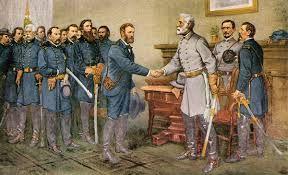 End of the Civil War General Robert E. Lee surrendered to General Grant at Appomattox Courthouse on April 9, 1865.