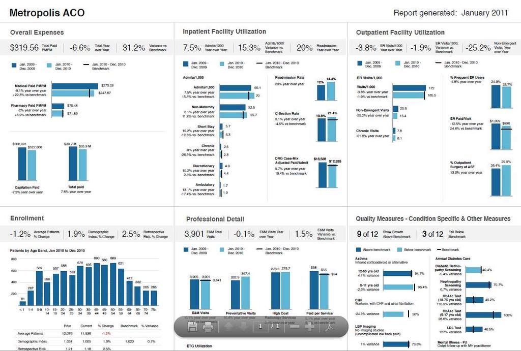 from Aetna OVERVIEW Executive Dashboard (.