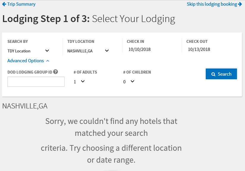 Skip this page if: DTS Authorization is created post travel, lodging