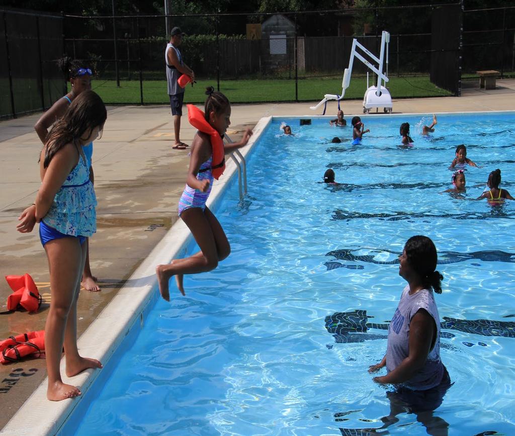 Aquatics Swim Lessons The objectives of the Learn to Swim courses are to teach children, teens, and adults to be safe in, on, and around the water and to swim well.
