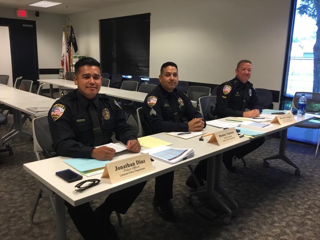 Throughout 2018, the Lemoore Police Department actively conducted recruitment efforts by attending job fairs and holding presentations at the Hanford COS Police