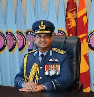 Air Chief Marshal GP Bulathsinghala RWP, RSP, VSV, USP, M Phil (Def & Strat Stu), MSc (Def Stu) in Mgt, FIM (SL), ndc, psc COMMANDER OF THE SRI LANKA AIR FORCE He has served in various staff