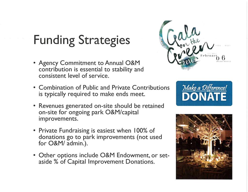Funding Strategies Agency Commitment to Annual O&M contribution is essential to stability and consistent level of service...., \\I II\ I F t> Ii 1 11,~ ' ;.