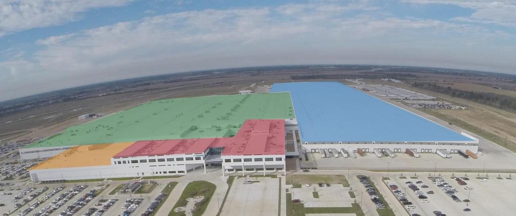 Overview of the Daikin Texas Technology Park (DTTP) Daikin s largest facility investment Summary Total investment >$500M No public funding 497 acres for the full site 94 acres under roof Up to 7,000