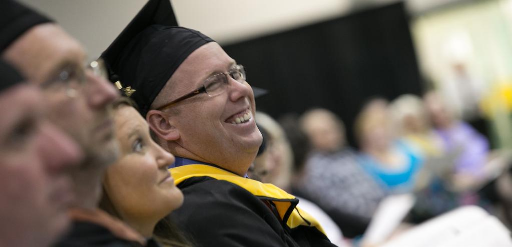 Commencement Ceremony Schedule Commencement is scheduled for Thursday, May 19 at 6:30 p.m. in the Athletics and Recreation Center. Please arrive no later than 5:45 p.m. to line up for the ceremony.