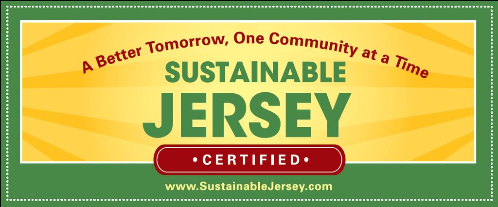 Sustainable Jersey Filing 2010 October 9, 2009 New Jersey Sustainable State
