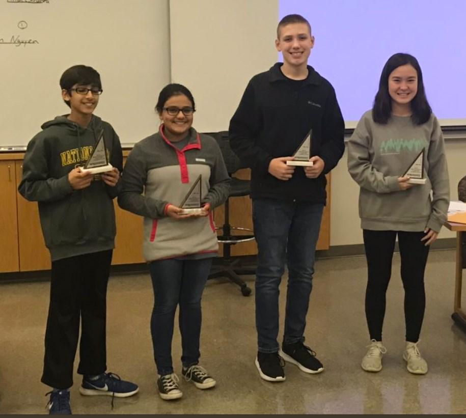 V O L U M E 1 7, I S S U E 1 3 P A G E 2 The Mathcounts Regional competition was on Saturday, February 16th. BGJHS placed 2nd overall with many individual awards.