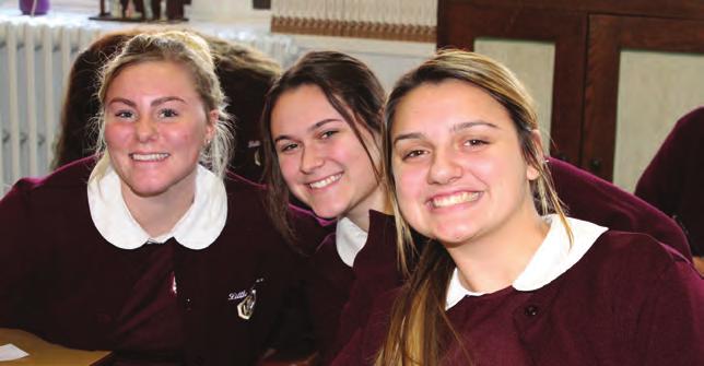 I feel a great sense of joy knowing I am part of a school community which centers its focus around helping me to grow in faith and receive the best possible Catholic education.