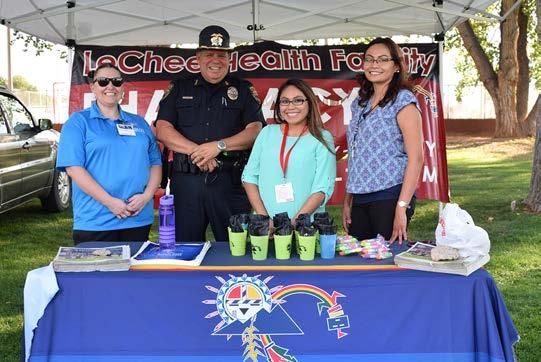 The Departments shared information about services, hours of business, how to become a patient at LeChee Health Facility, and pharmacy services.