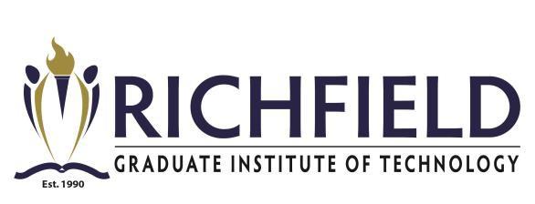 Officer Richfield Graduate Institute of Technology (Pty) Ltd Private Bag x23, Umhlanga Rocks, 4320 5. Application forms may also be submitted via fax and/or electronic media. 6.