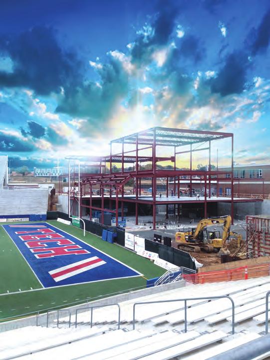FACILITIES UPDATE FOOTBALL - Currently undergoing the construction of a new 70,000-square-foot athletic training facility